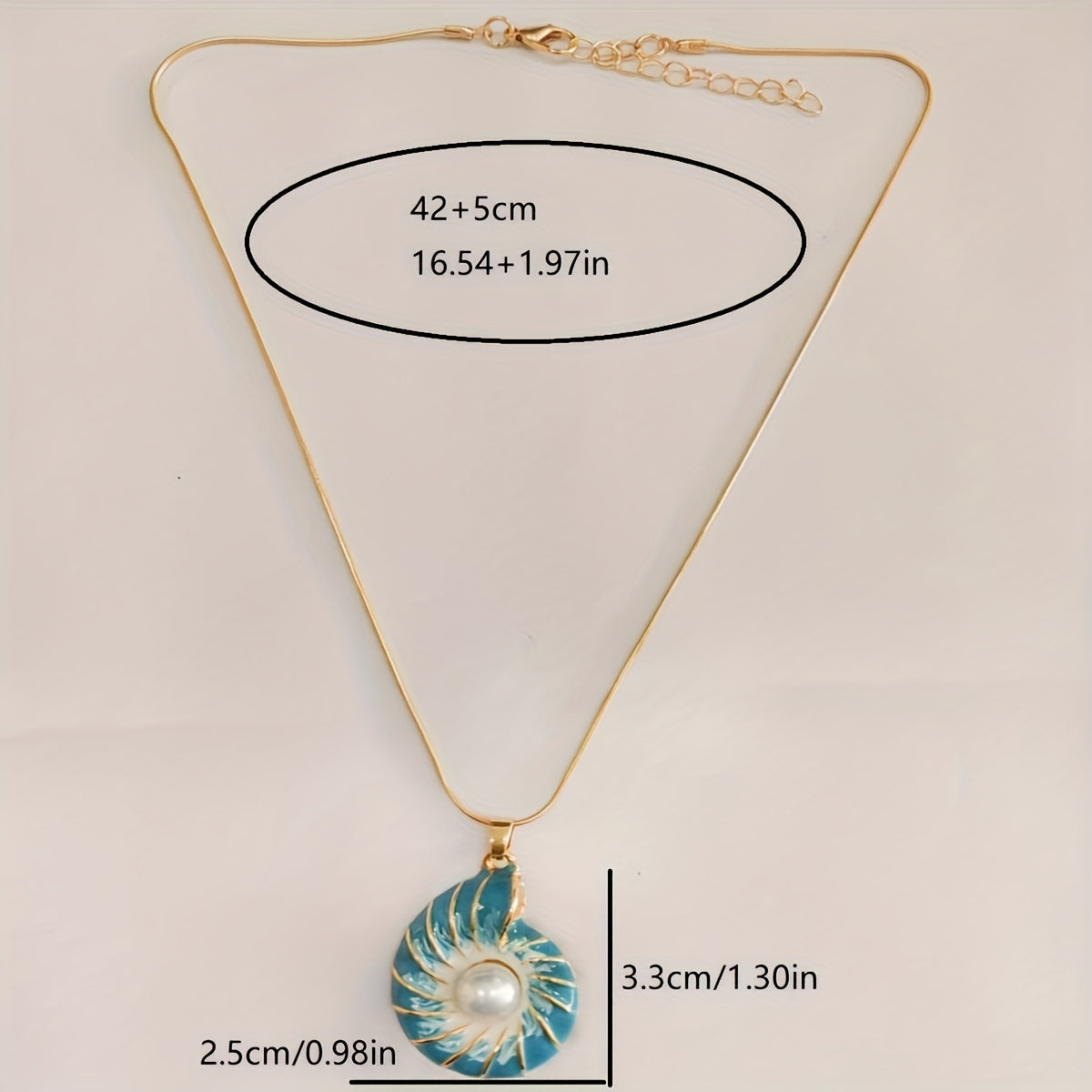Ocean Shell Pendant Necklace Bohemian Style Jewelry