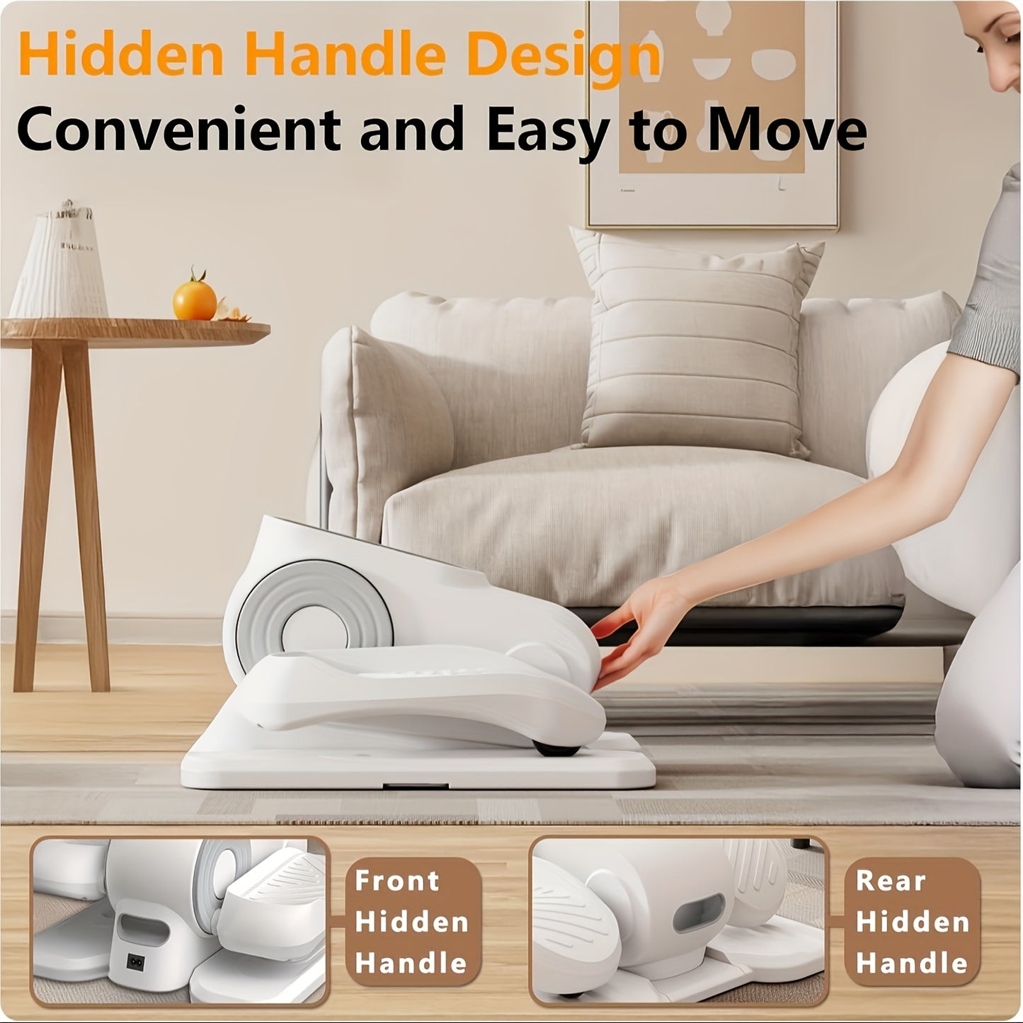 Under Desk Elliptical Exercise Machine, Ellipse Leg Exerciser