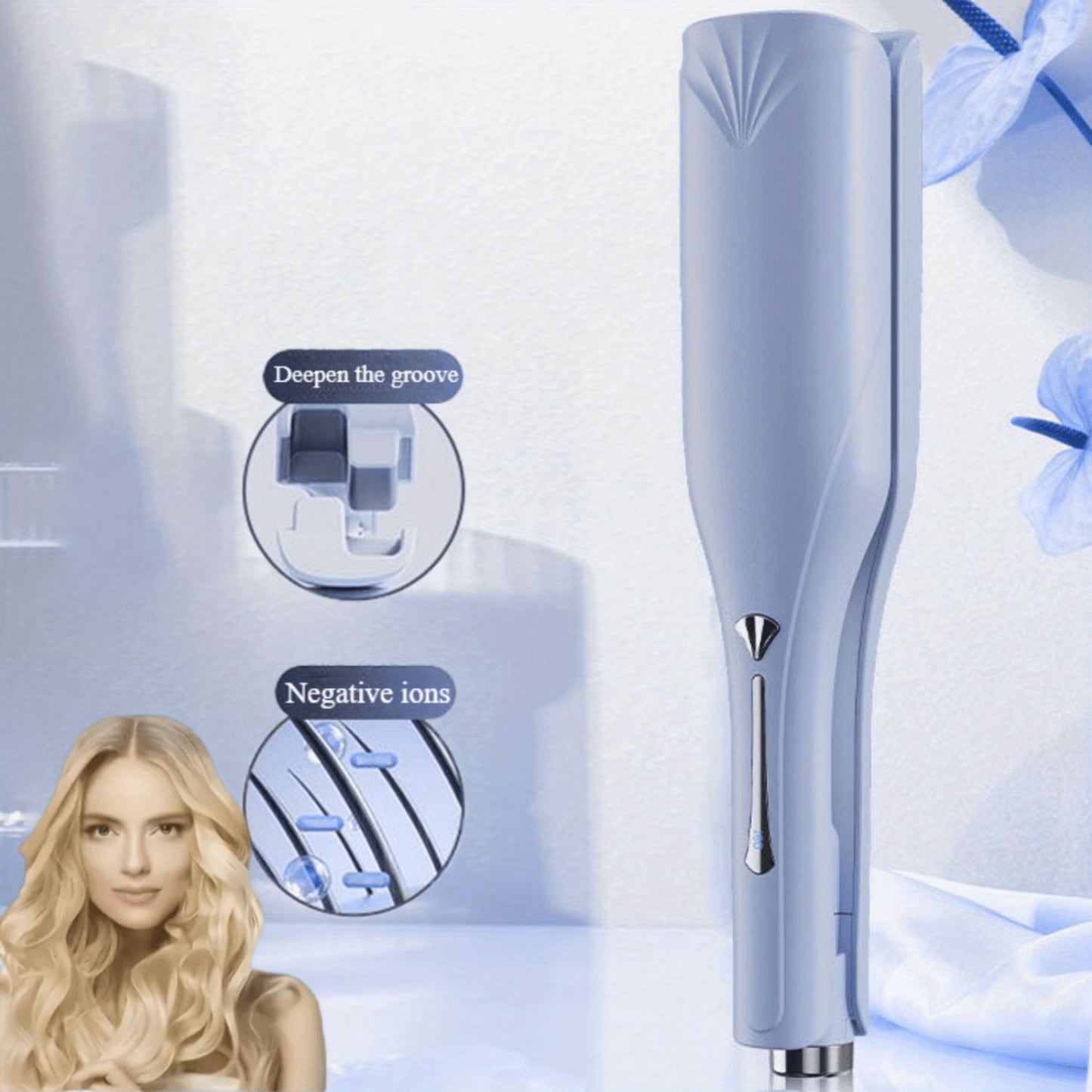 Deep U Shaped Curling Iron for Beautiful Curly Hairstyles