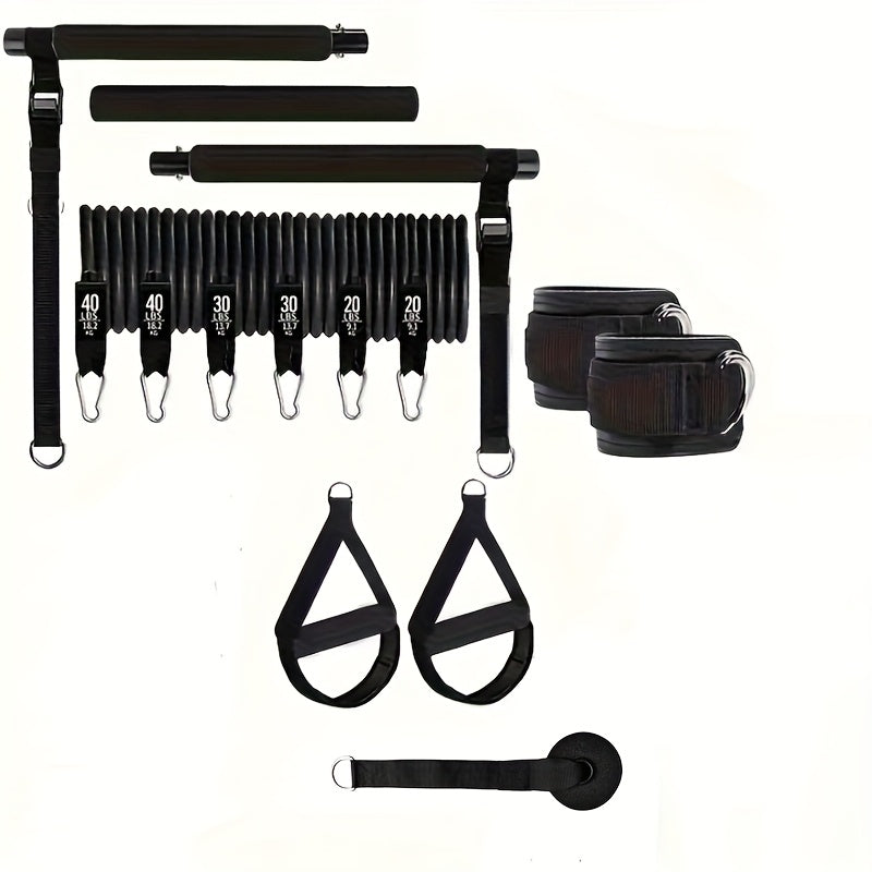 Resistance 14pcs Pilates Bands Set for Home Workouts