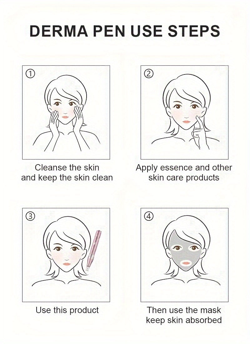 Wireless Charging Model Electric Derma pen