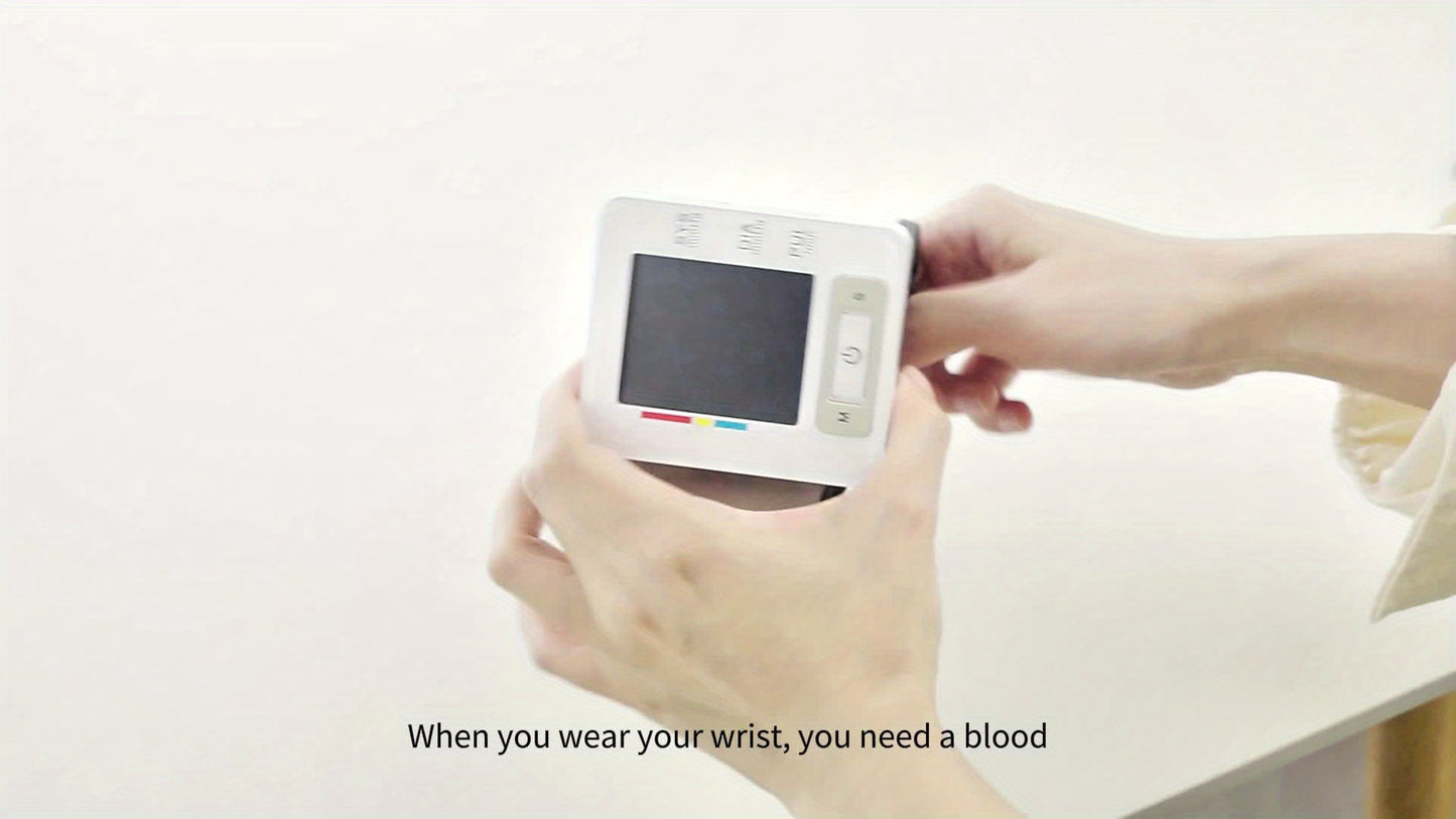 URION Wrist Blood Pressure Monitor with Large LCD Display