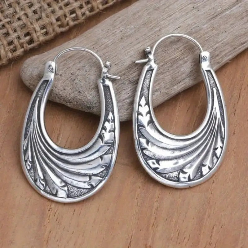 Bohemian Style Women's Unique Pattern Design Jewelry Earrings Set