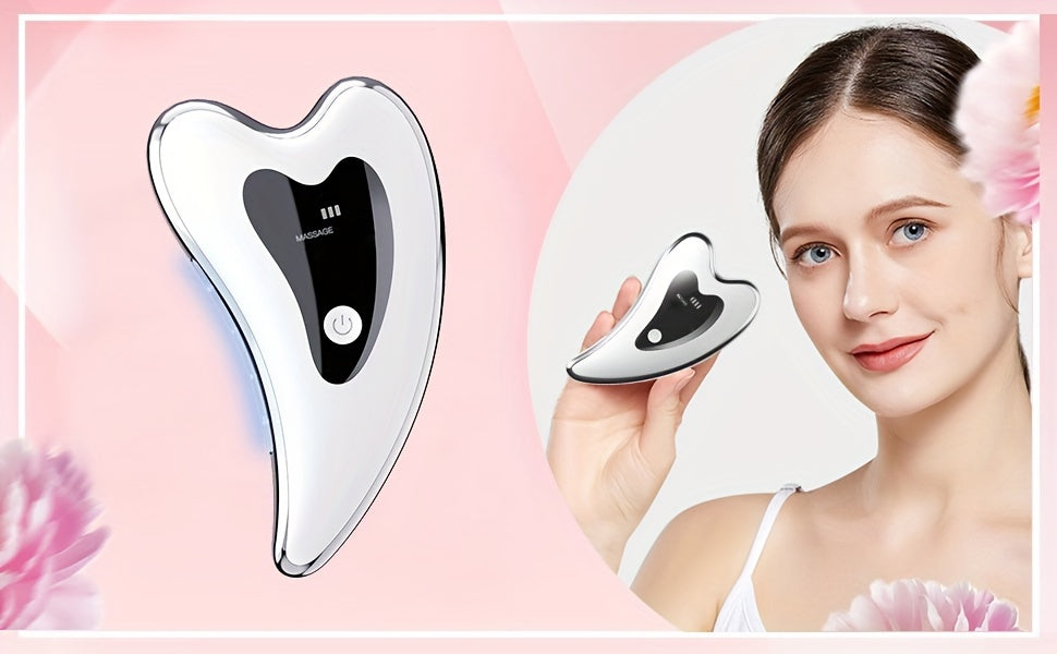 Gua Sha Device for Neck & Face Hot Compression Massager