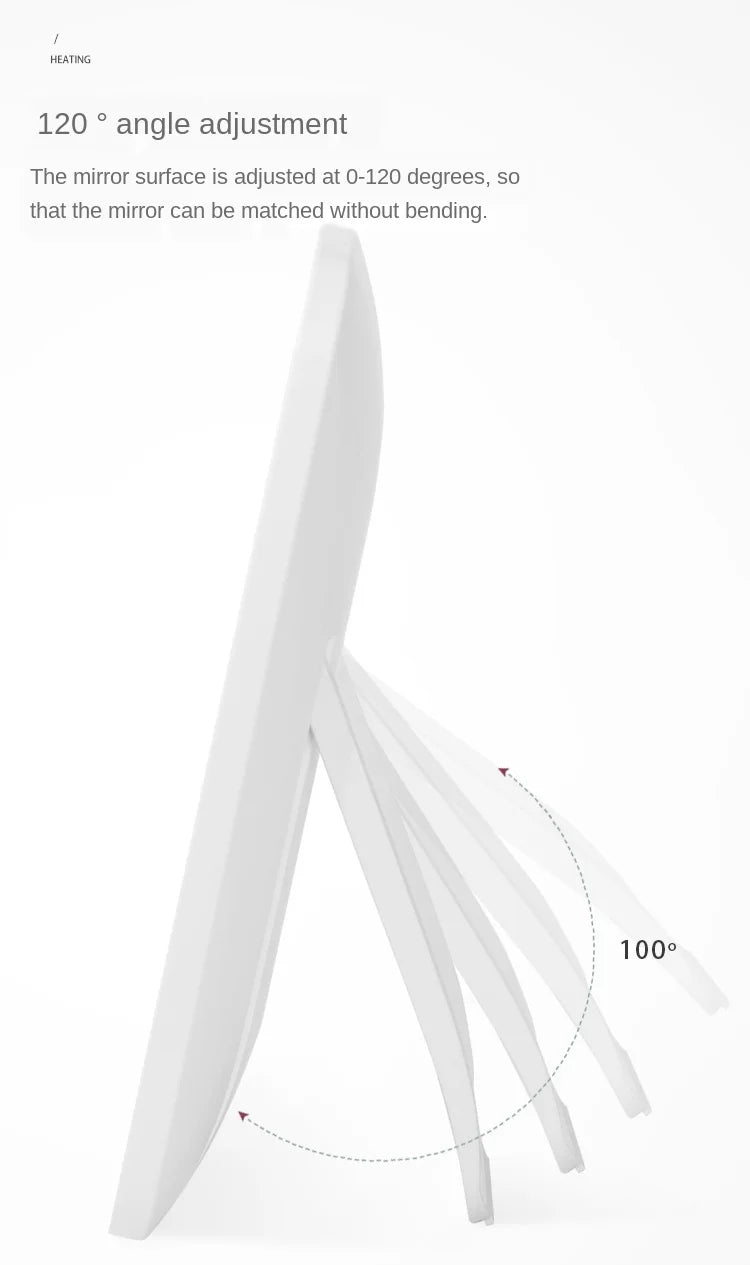 Portable Makeup Mirror With LED light Touch Screen 3-color Light Vanity