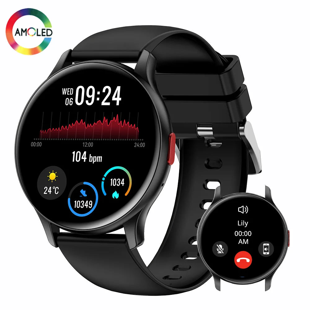 SENBONO MAX11 Men's Smart Watch 1.43 Inch AMOLED 100 Sports Modes Voice Calling Watch Always On Display Smartwatch for Men Women