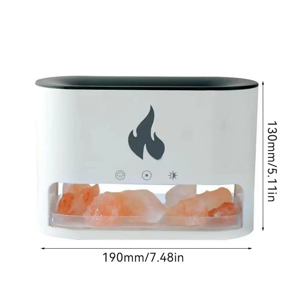 Fireplace Humidifier Crystal Salt, Humidifier, Essential Oil Diffuser
