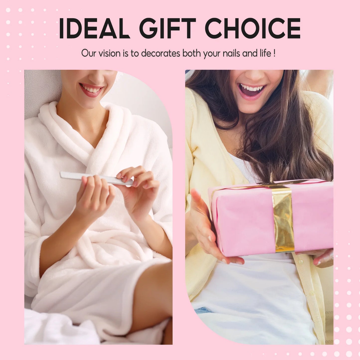 Complete Nail Extension Kit with UV Gel, Nail Lamp & Drill