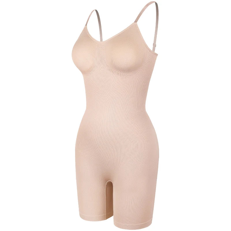 Tummy Control Bodysuit Shapewear Women Tank Top Sexy Full Body Shaper Anti Chafing Short Slimming Waist Trainer Butt Lifter