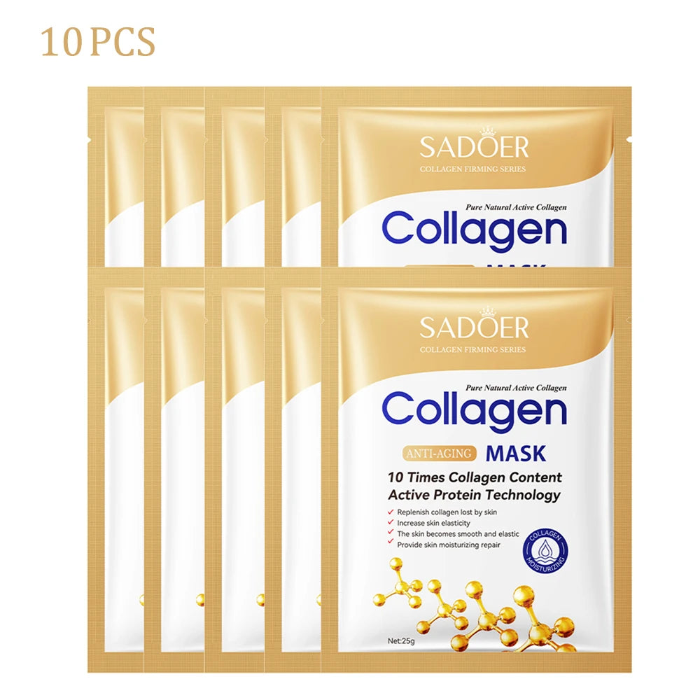 Collagen Face Mask, Moisturizing, Brightening, & Repair
