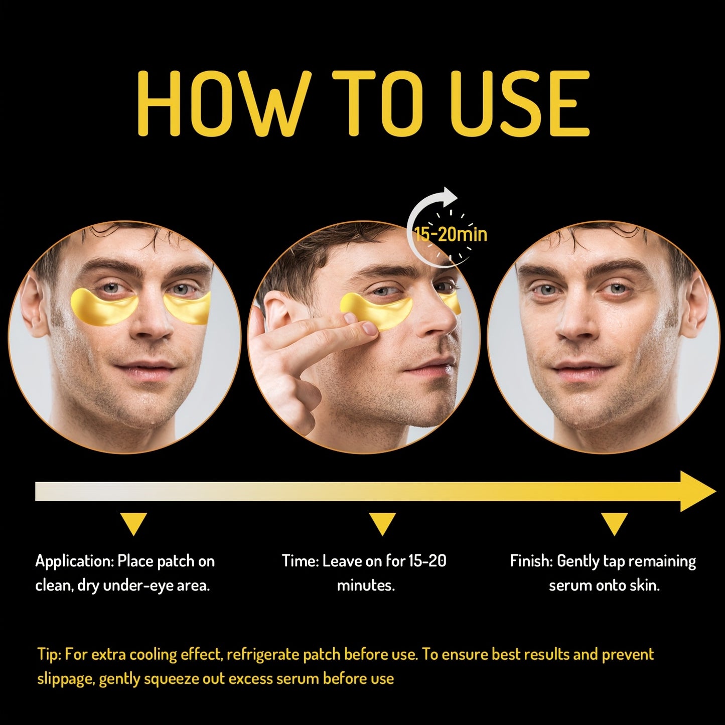 Collagen Hyaluronic Eye Mask With Retinol Anti Aging