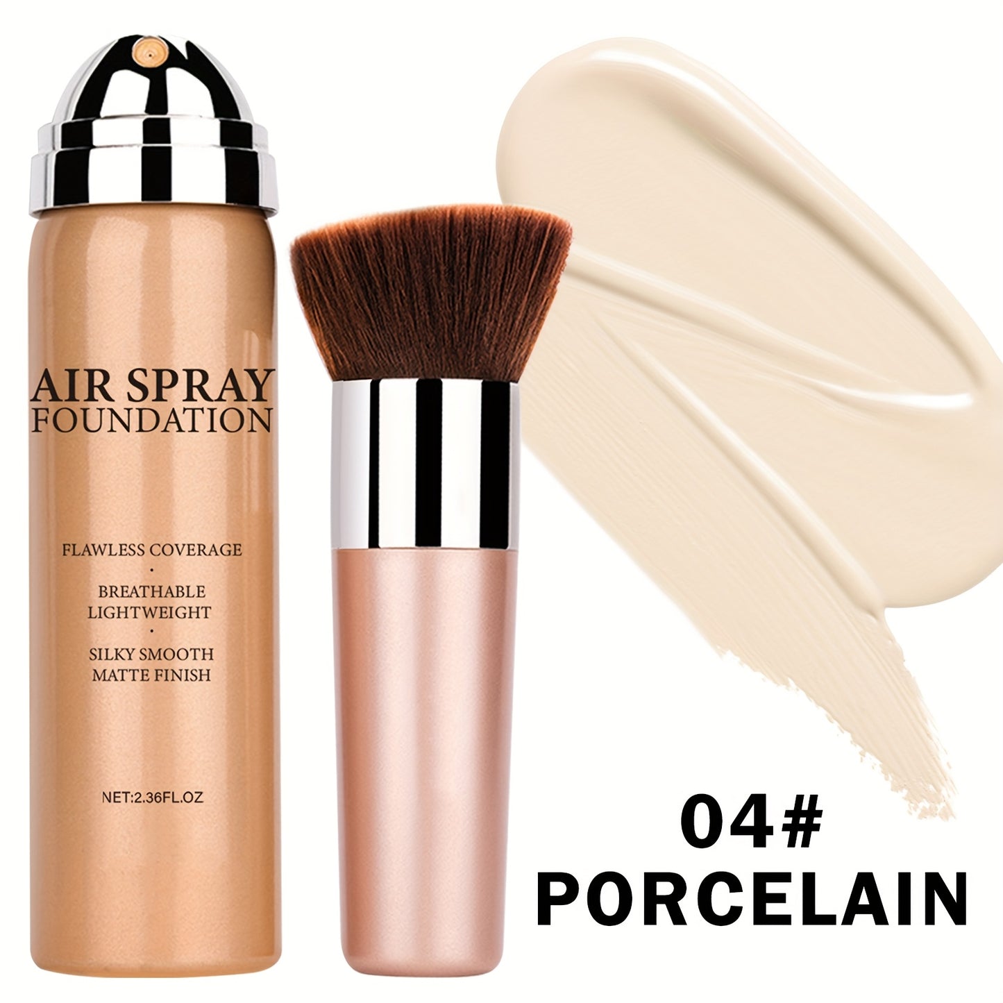 Flawless AirBrush Foundation Smooth Creamy Matte Makeup Kit