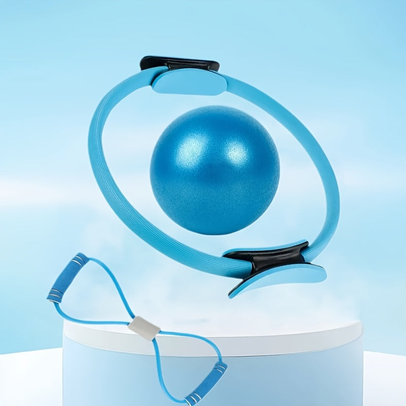 Pilates Essentials Kit With Ring Ball And Resistance Band