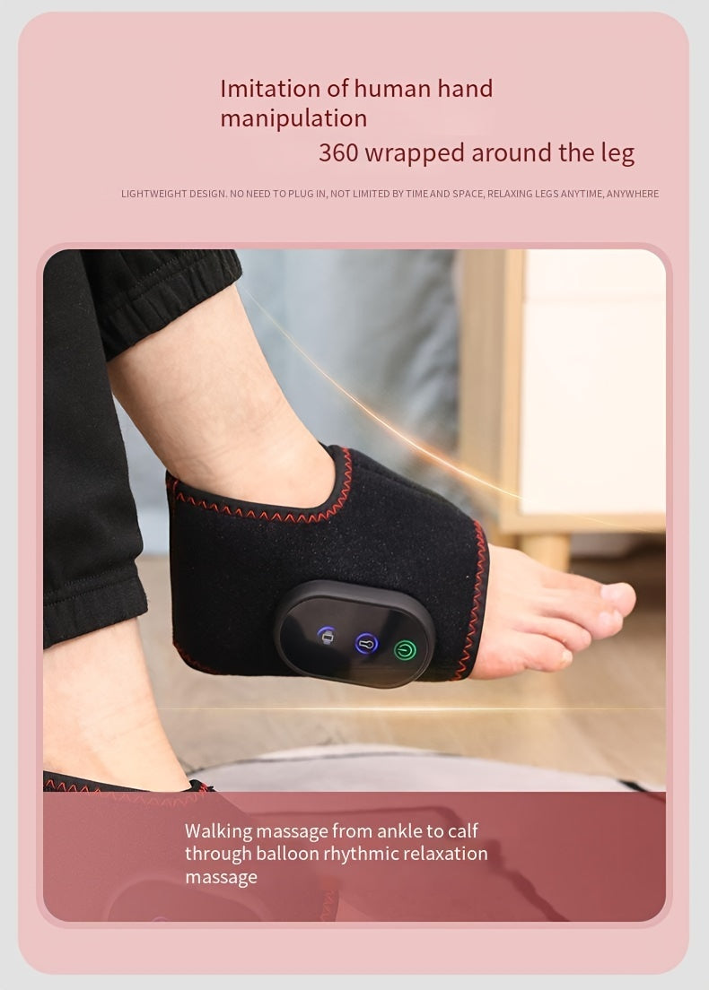 Rechargeable Ankle Massager, Easy To Operate, Convenient To Use, Intelligent Timing, Vibration Temperature Sensing, Giving Gifts To Long-term Friends And Elders