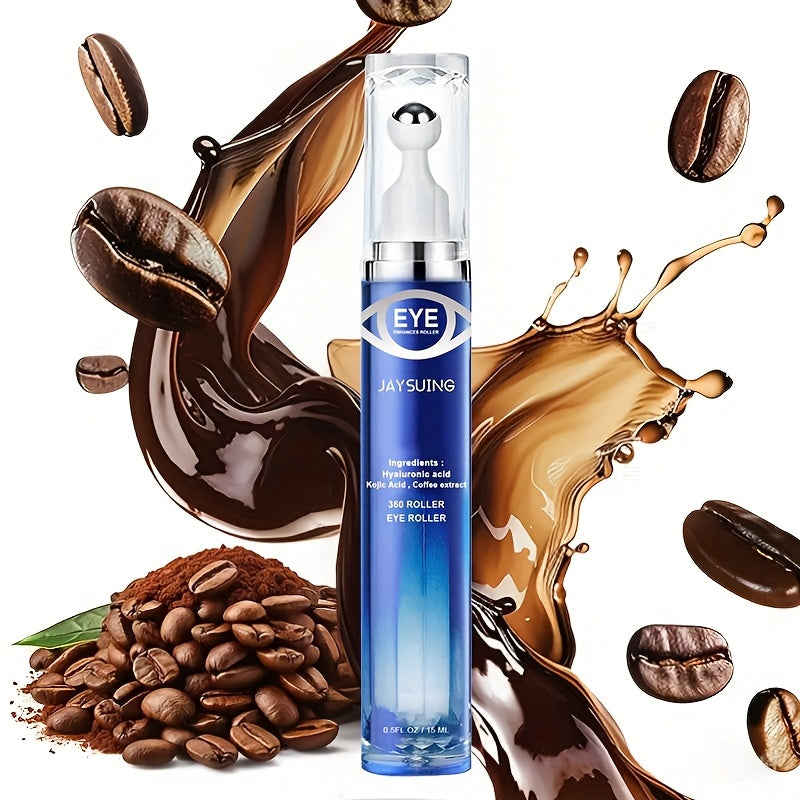 Peptide Eye Cream with Eye Massage Roller for Hydration and Firming