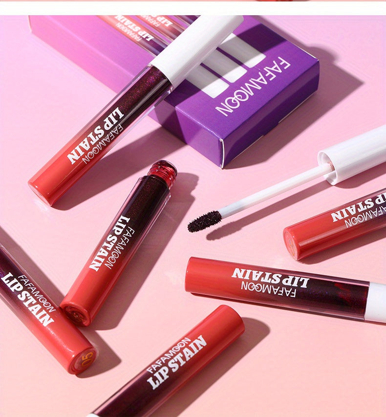 3/ 6pcs SET -Off Matte Lip Stain - Waterproof & Transfer-Proof, Long-Lasting Vegan Formula with High, Smudge-Resistant Lip Tint (6 Colors Set, Overseas Exclusive)