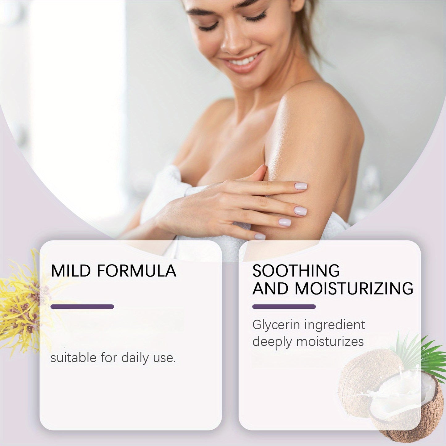 Witch Hazel Bath Gel Trio for Deep Cleansing and Moisturizing