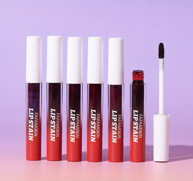 3/ 6pcs SET -Off Matte Lip Stain - Waterproof & Transfer-Proof, Long-Lasting Vegan Formula with High, Smudge-Resistant Lip Tint (6 Colors Set, Overseas Exclusive)