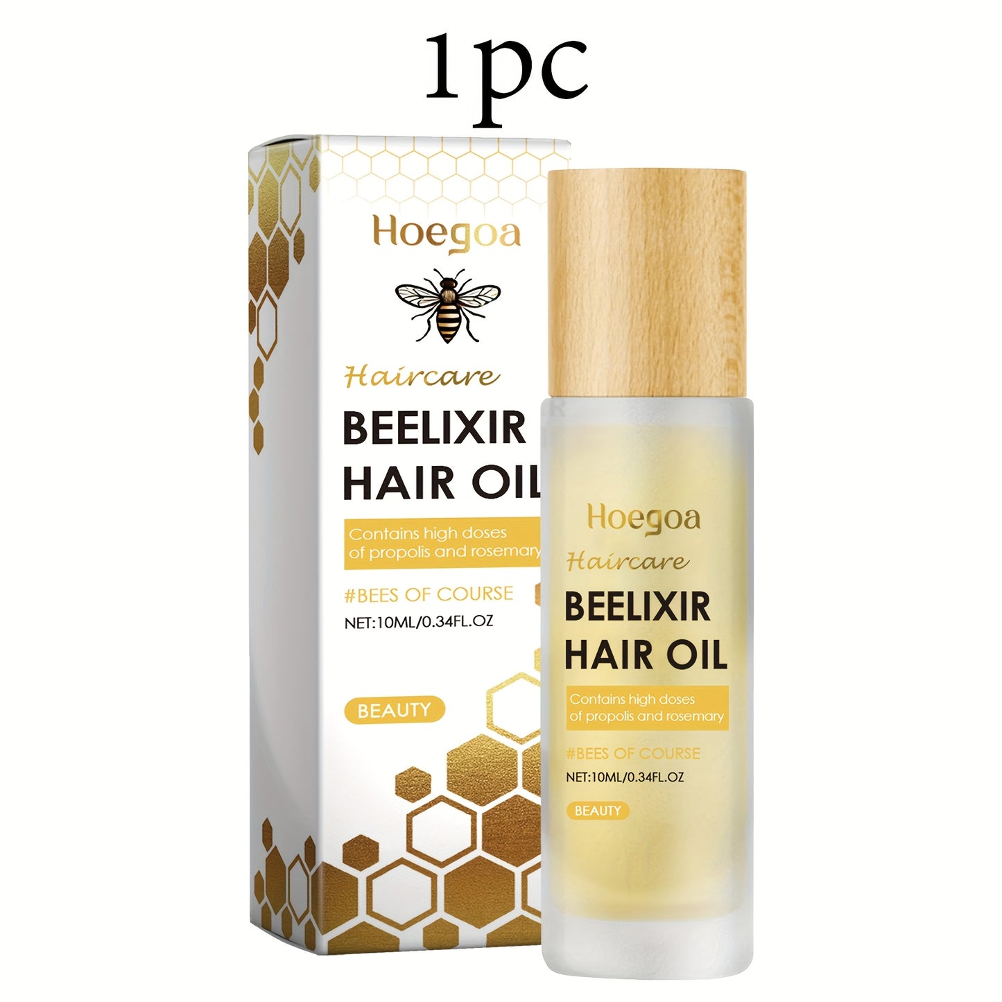 Honey Rosemary Hair Care Essential Oil for Softness and Moisture