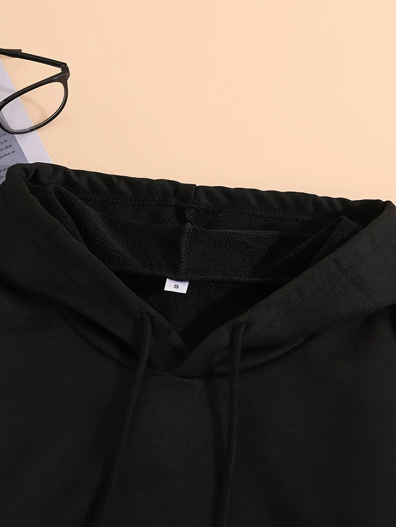 Letter Print Two Piece Hoodie And Pants Set Polyester Women