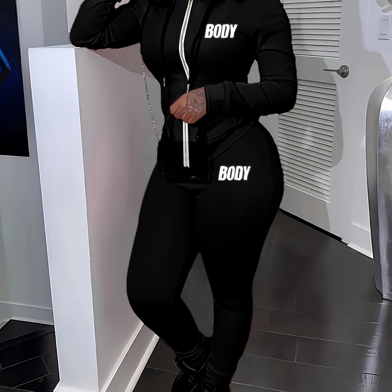 European American Cross Border Autumn Winter Pants Set