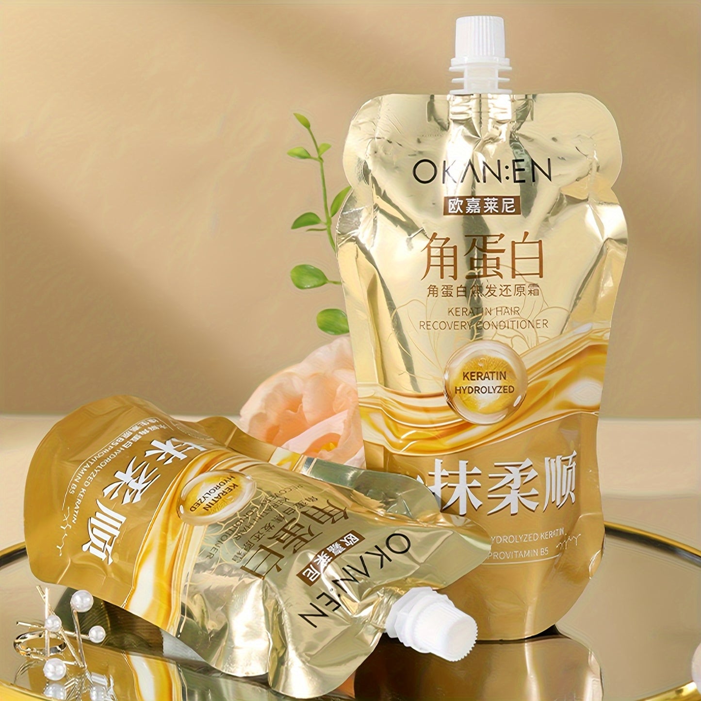 Collagen Hair Nourishing Cream Keratin Hyaluronic Acid