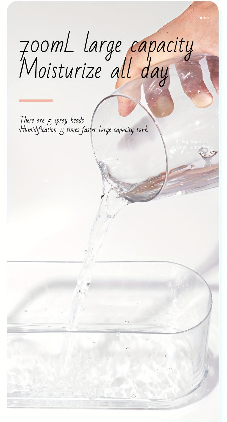 USB Rechargeable Aromatherapy Humidifier With Five Modes