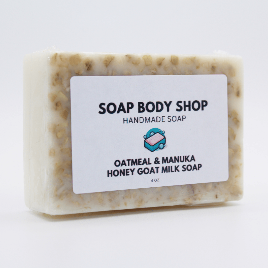 Oatmeal Honey Goat Milk Soap with Manuka Honey Moisturizing