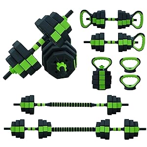 66lbs/88lbs Weight 4 in 1 Adjustable Kettlebell Set  Dumbbell Set Used as Kettlebells Barbell Push up Stand for GYM Home