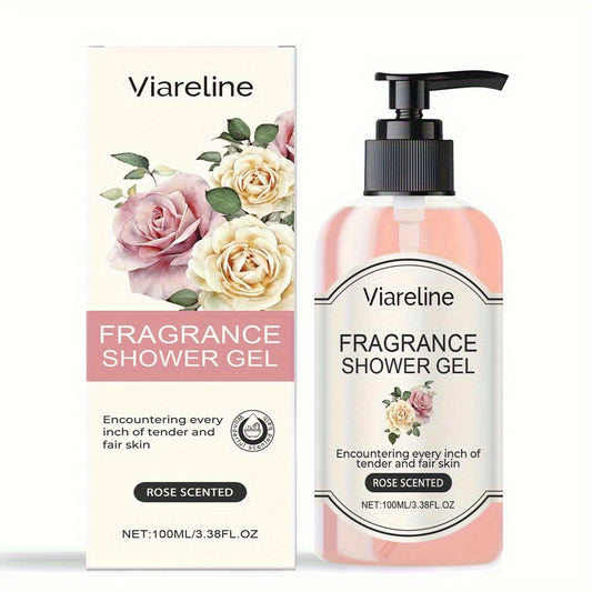 Rose Scented Body Wash with Coconut Oil for Deep Moisturization