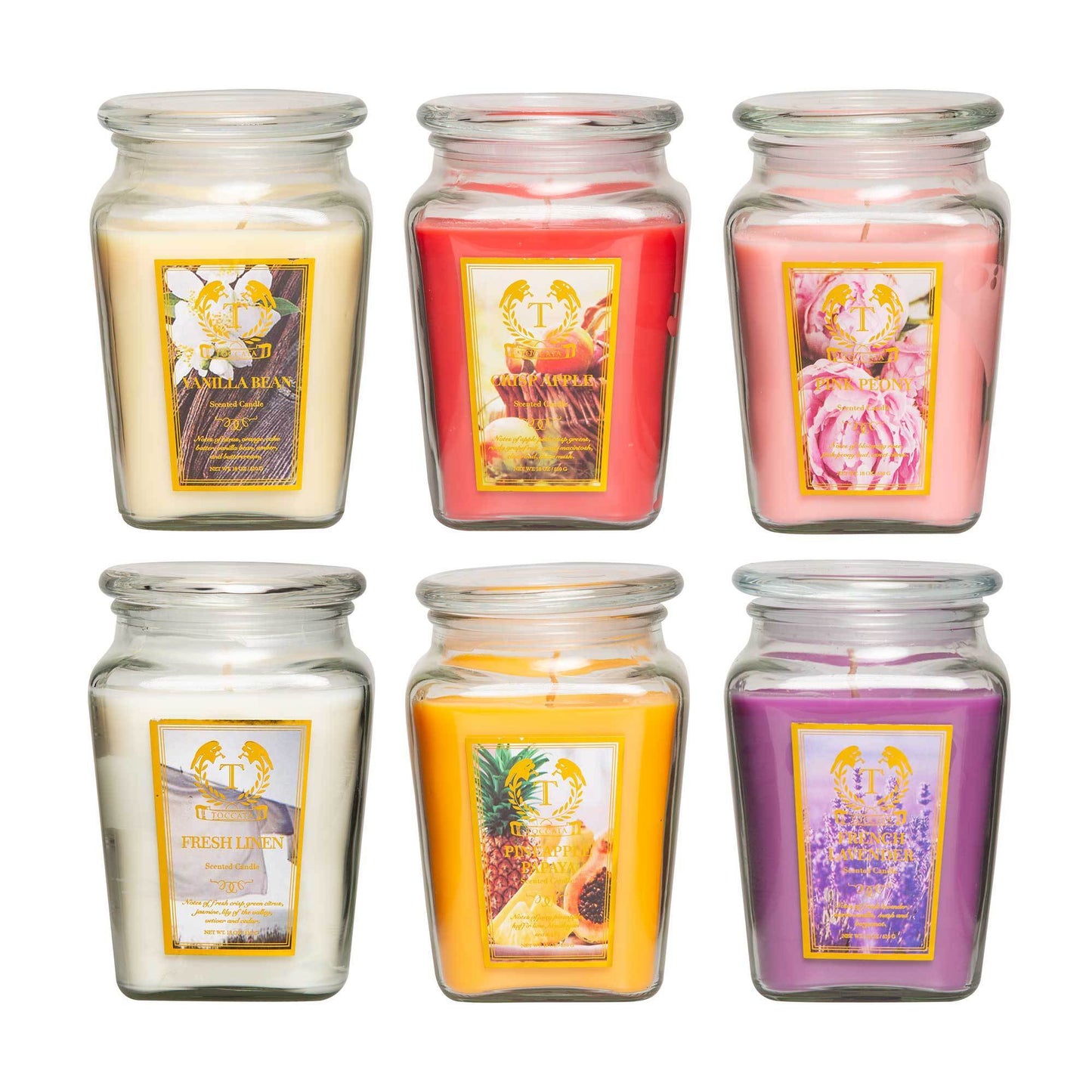 Scented Candles Set for Relaxation and Gift Giving