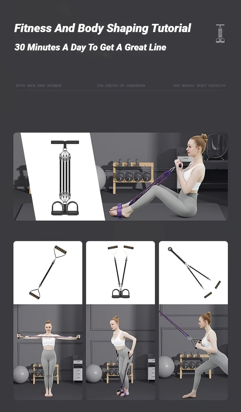 Adjustable Tension Bands For Back And Abs Home Gym Equipment