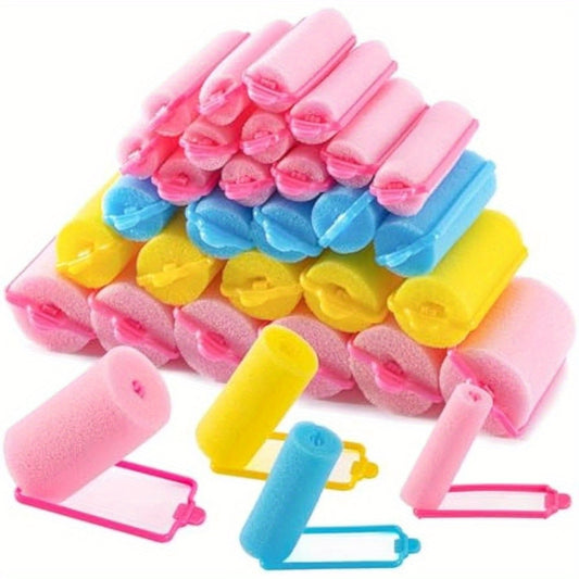 Sponge Hair Rollers Set Foam Sleeping Curlers For Styling