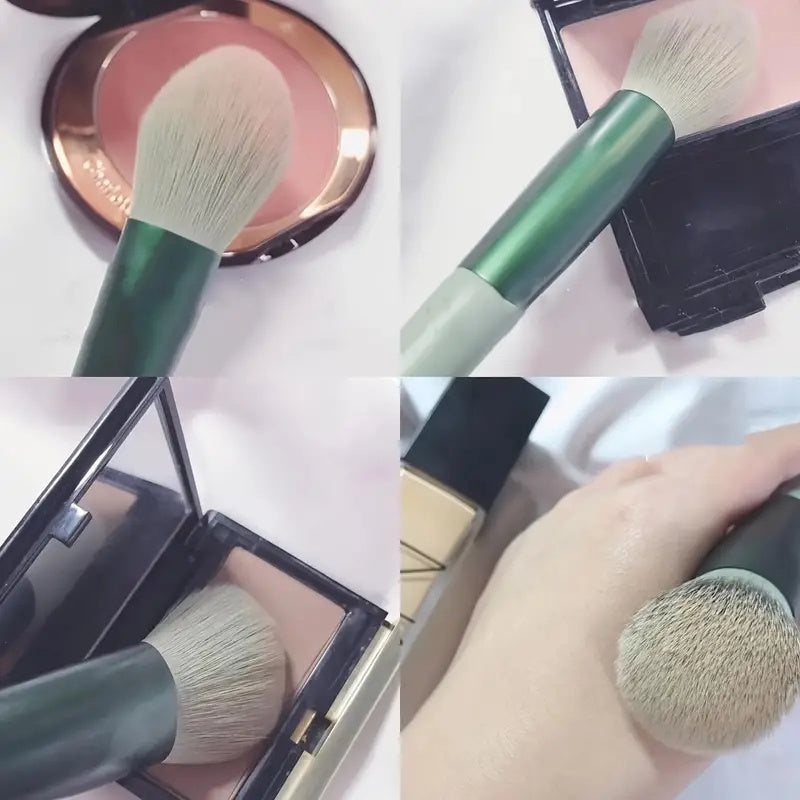 Makeup Brush Set Soft Fluffy Professional Cosmetic Foundation Powder Eyeshadow Kabuki Blending Make Up Brush Beauty Tool Makeup Sponge Storage Bag