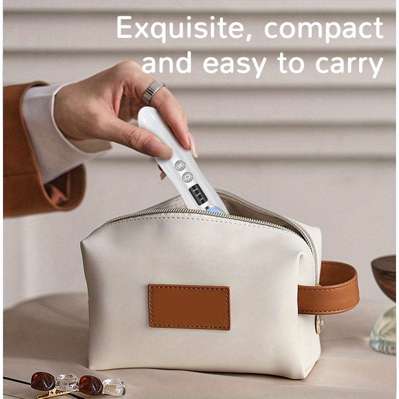 Rechargeable Heated Vibration Eye Massager Wand for Skin Care