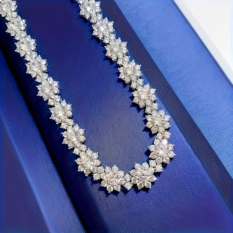 Sterling Silver with 4mm Sunflower Necklace