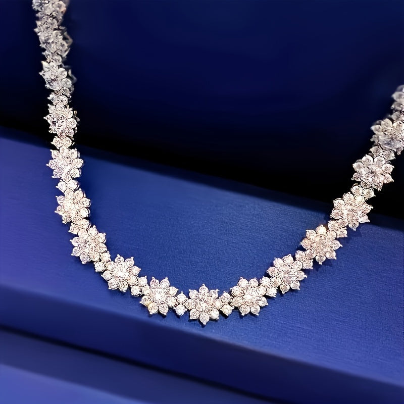 Sterling Silver with 4mm Sunflower Necklace