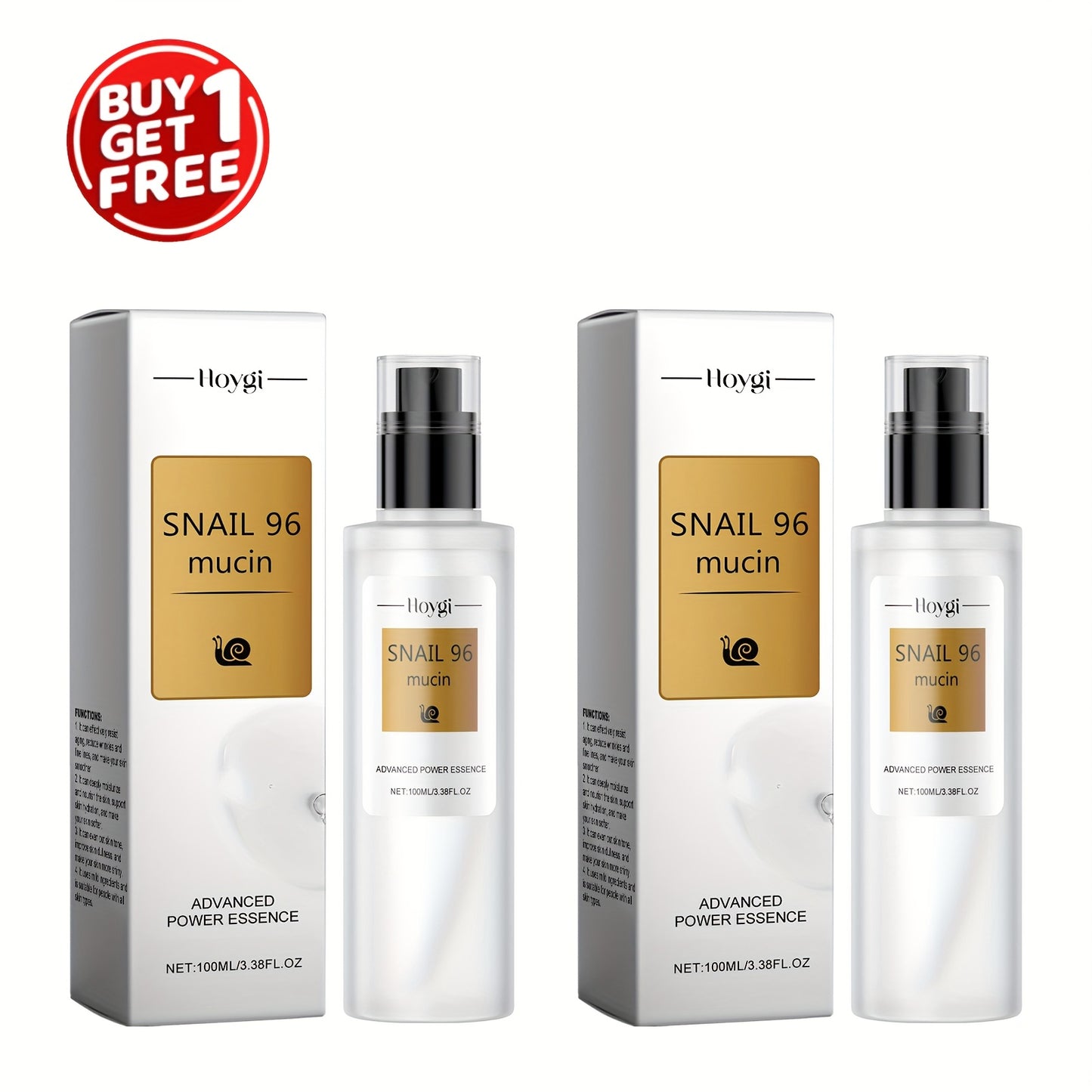 Snail Moisturizing Essence Hydrating Pore Filling Serum