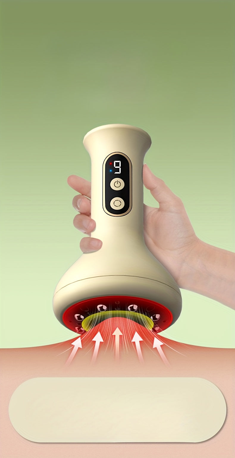 Rechargeable Electric Cuping Massager - USB Charging, 1200mAh Battery, Ergonomic Design, Ideal Gift for Women, Relaxation Aid | Ergonomic Massager | High Quality Graphics, Personal Massager