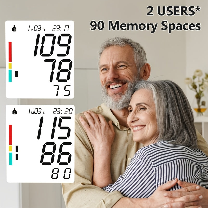 URION Wrist Blood Pressure Monitor with Large LCD Display