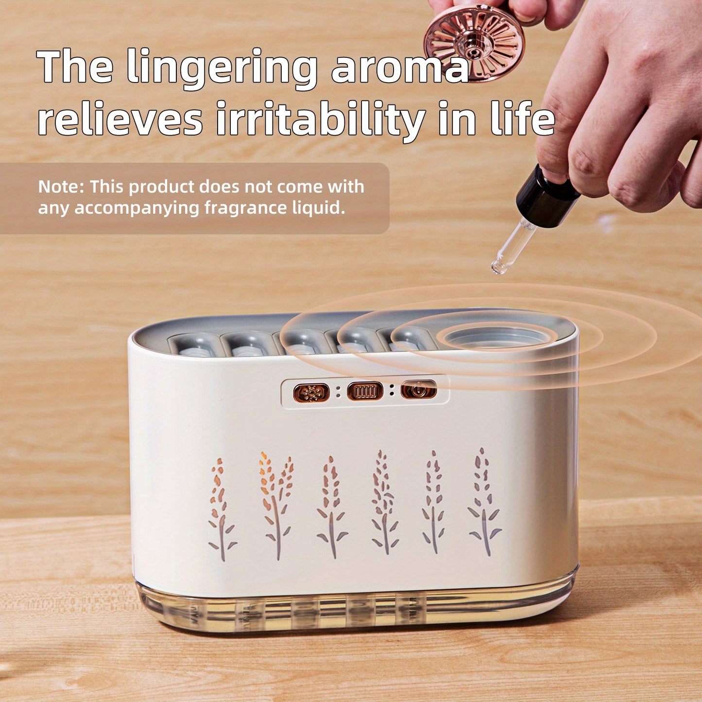USB Rechargeable Aromatherapy Humidifier With Five Modes