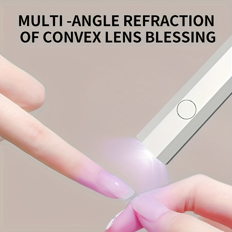 DIY Mini Handheld Nail Lamp for Portable Gel Curing