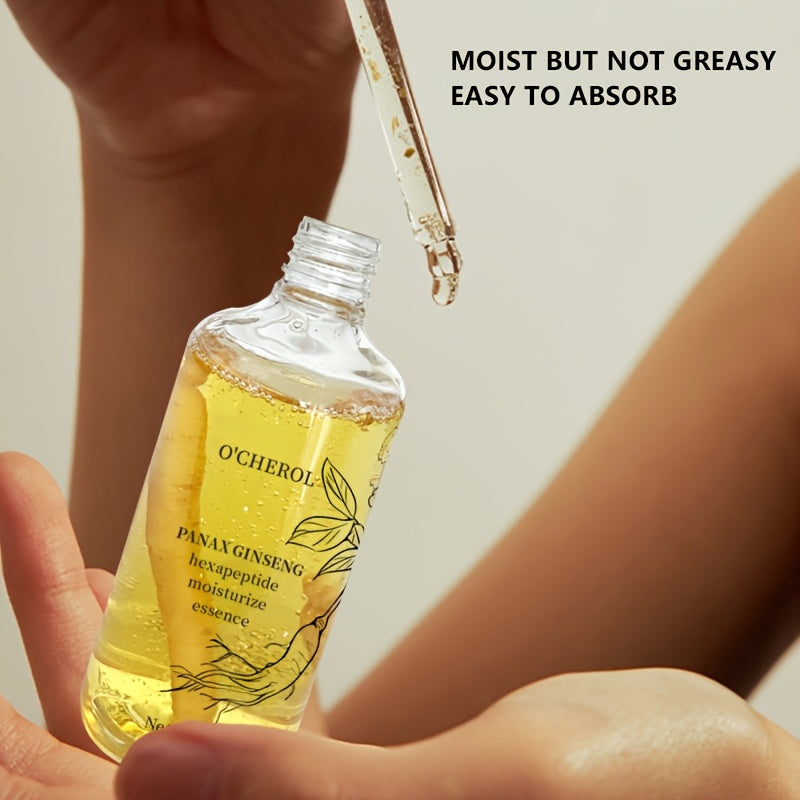Ginseng Hexapeptide Essence Moisturizing Facial Serum Drops