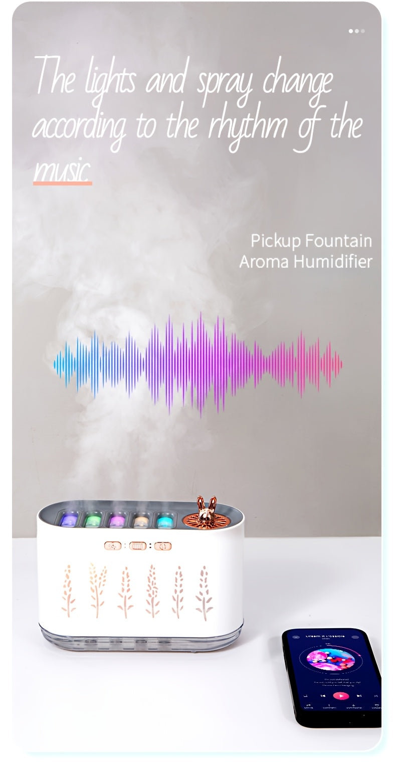 USB Rechargeable Aromatherapy Humidifier With Five Modes