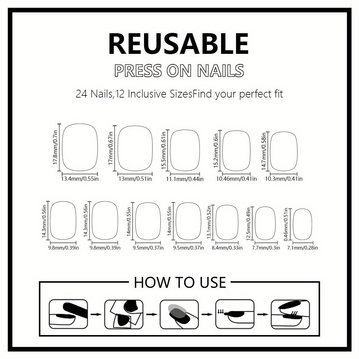 216pcs (9PACK)Pressing Nail Set - Medium Square, Glossy Surface, Striped and Gradient Design, Available in Brown, Blue, Purple Colors - Reusable Fake Nails, Suitable for Fashionable Nail Art Matching