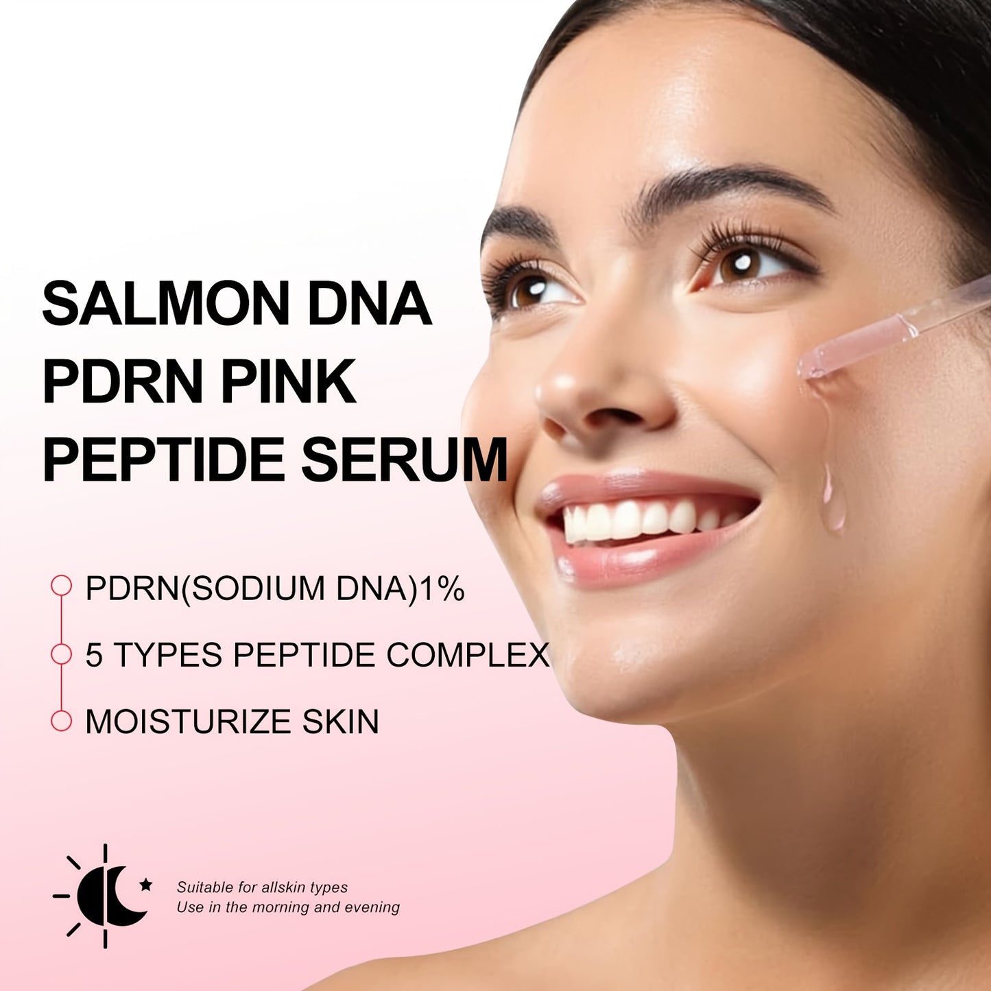 SUMAX Peptide Moisturizing Serum For Dry Skin Facial Care