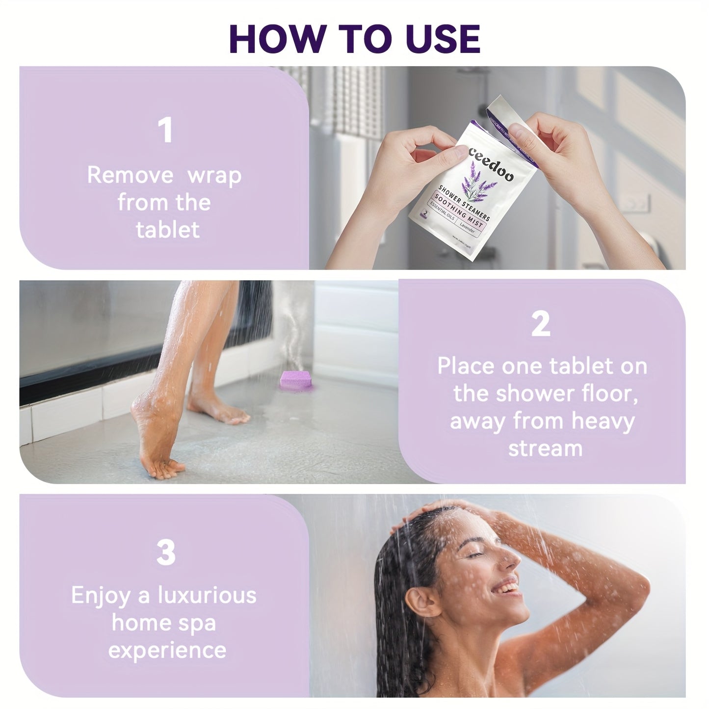 Essential Oil Shower Steamers for Relaxing Spa Experience