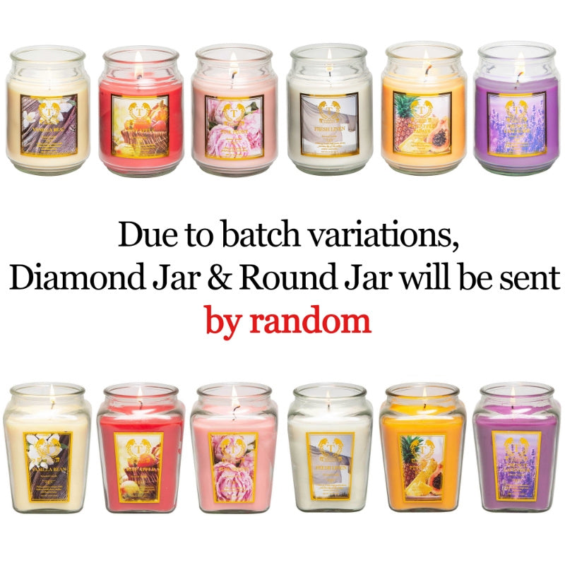Scented Candles Set for Relaxation and Gift Giving