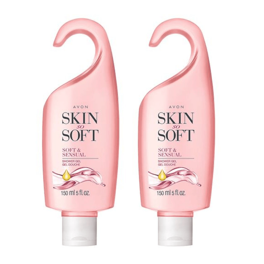 Avon Skin So Soft Soft & Sensual Shower for Women Gel 5 fl. oz. Each (Lot of 2)