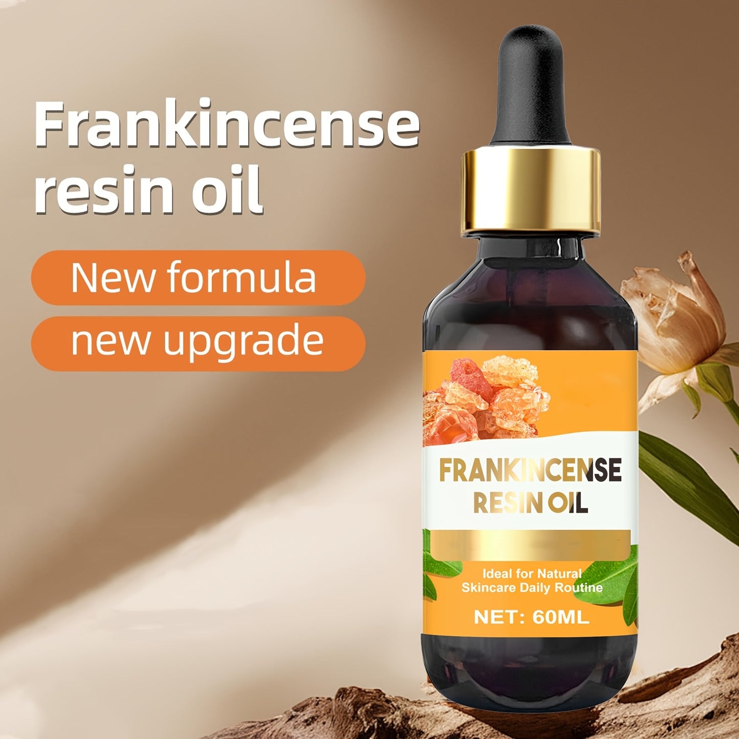 Frankincense Resin Facial Oil with Rose and Glycerin
